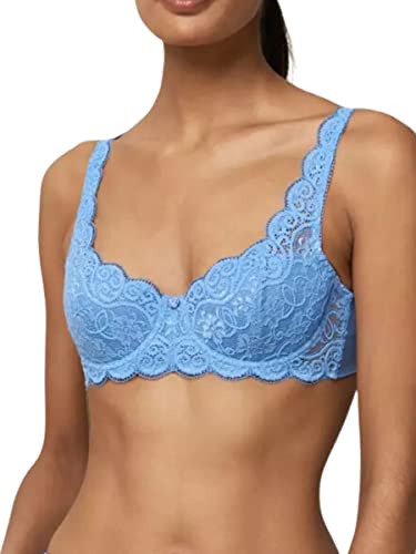 Triumph Amourette 300 Whp X Reggiseno Imbottito con Ferretto, Blu (Provence), 3A Donna