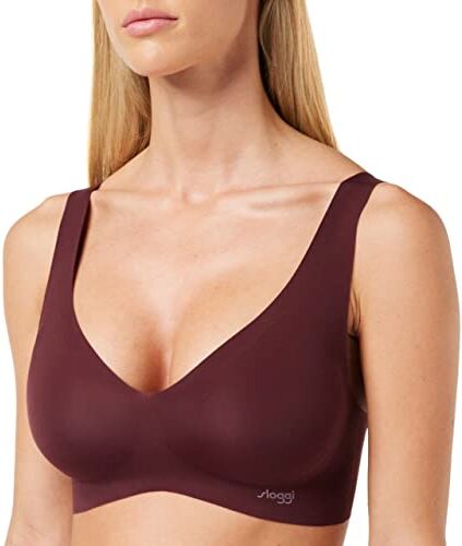 Sloggi Zero Feel Bralette Ex, Bustino Donna, Rosso (Claret), XS