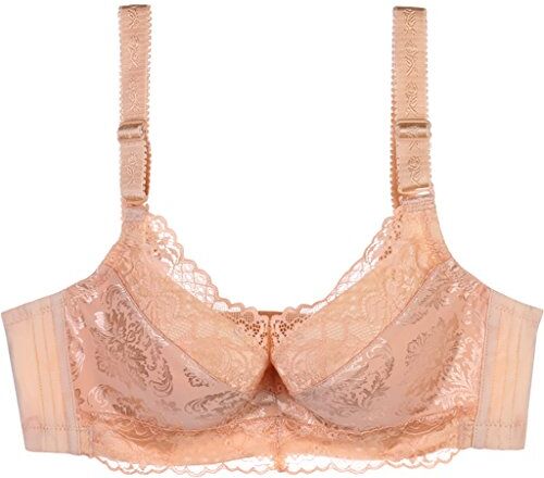 WENJUNneiyi WENJUN Reggiseno Reggiseno Regolabile Reggiseno Sexy Per Donna (Colore : Beige, dimensioni : 85B)