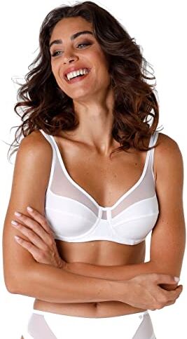 LOVABLE Generous, Reggiseno Donna, Bianco, 4-C / 36 C