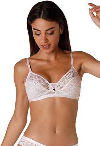 LOVABLE Reggiseno senza Ferretto Anniversary Lace Donna, Cipria, 85B