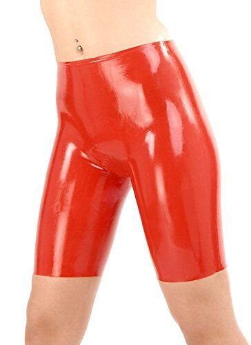 Anita Berg AB4132 Pantaloni da ciclismo in lattice, senza cerniera, XL, colore: Rosso
