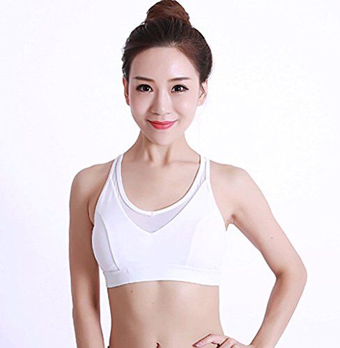 WENJUNneiyi WENJUN Reggiseno Professionale Ad Alta Intensità Shock Fitness Yoga Sports Underwear 3 Colori Tra Cui Scegliere (Colore : Bianca, dimensioni : L.)