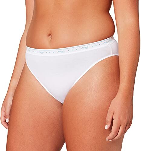 Sloggi 24/7 100 H Tai 3P, Slip, Donna, Bianco (White), 44