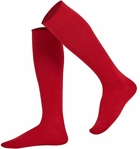 Mysocks Calzini alti al ginocchio Rosso