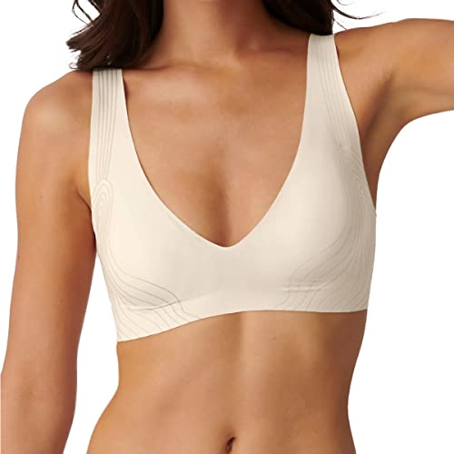 Sloggi Zero Feel N 2.0 Ex Reggiseno, Opaco, Beige (Angora), M Donna