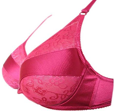 BIMEI Reggiseno tascabile in silicone forme per mastectomia Crossdresser False Boob 02 Rosso. 36