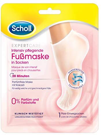 Scholl Expert Care Maschera per la cura intensiva dei piedi in calze 0% 1 paio