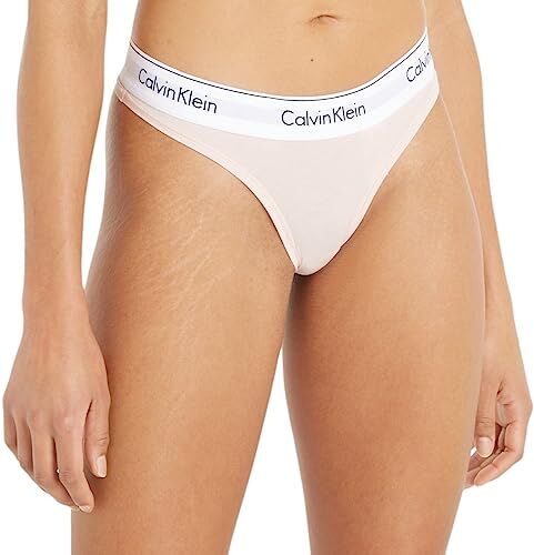 Calvin Klein Perizoma Donna Tanga, Rosa (Nymphs Thigh), XS