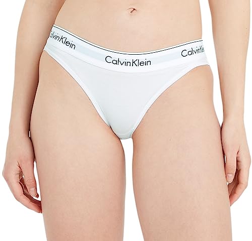 Calvin Klein Bikini 0000f3787e, Mutandine bikini Donna, Bianco (White), XL