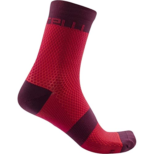 CASTELLI VELOCISSIMA 12 SOCK PERSIAN RED/BORDEAUX Calzini XL