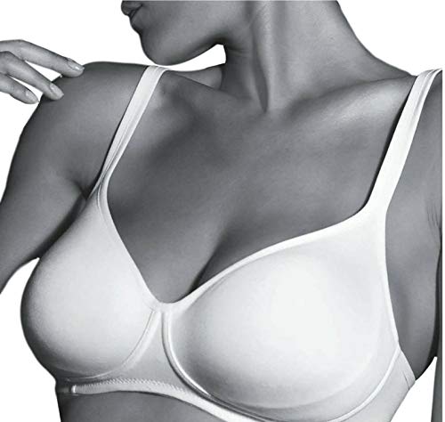 GIOS Reggiseno Cotone Aroma (5, Bianco)