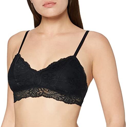 Iris & Lilly Brassière in Pizzo Donna, Nero, 44