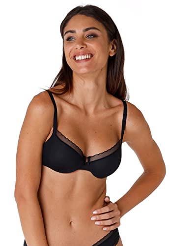 LOVABLE Reggiseno con Ferretto My Daily Comfort Donna, Nero, 85B