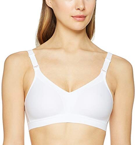 Triumph Wellness N, Reggiseno sportivo senza ferretto Donna, Bianco, 3B