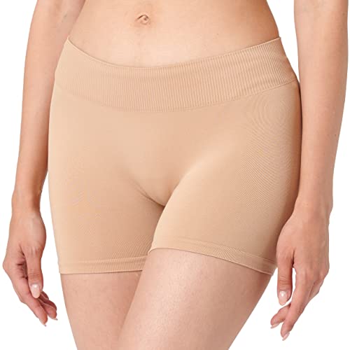 PIECES Pclondon Mini Shorts Noos Slip, Beige (Nature Nature), 34 (Taglia Produttore: XS/S) Donna