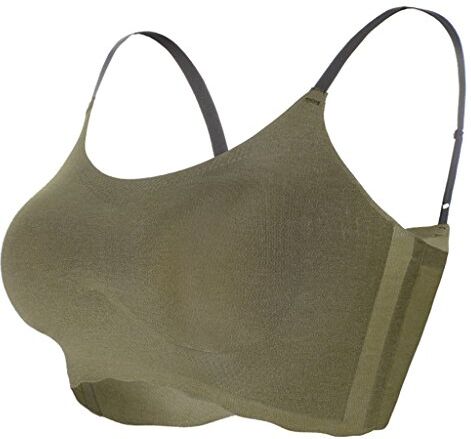 WENJUNneiyi WENJUN Reggiseno Senza Cuciture Biancheria Intima Ultra-confortevole In Acciaio Non-sport Reggiseno Sportivo 4 Colori Tra Cui Scegliere (Colore : Green, dimensioni : S.)