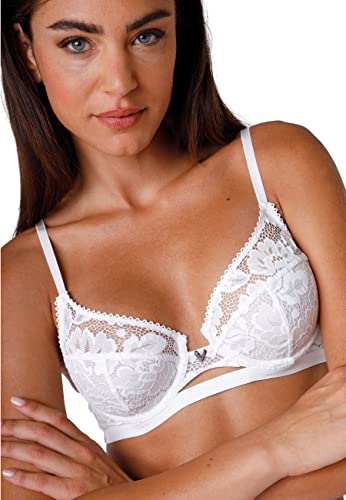 LOVABLE Reggiseno con Ferretto Anniversary Lace Donna, Bianco, 80E