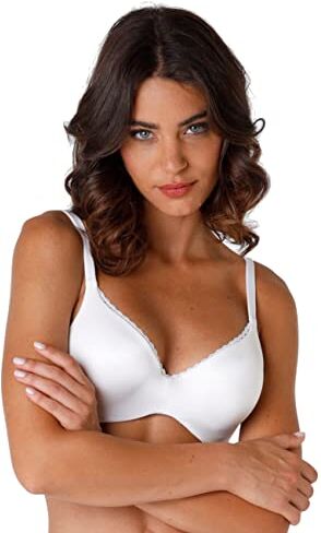 LOVABLE Reggiseno con Ferretto Sfilabile 24H Lift Donna, Bianco, 85B