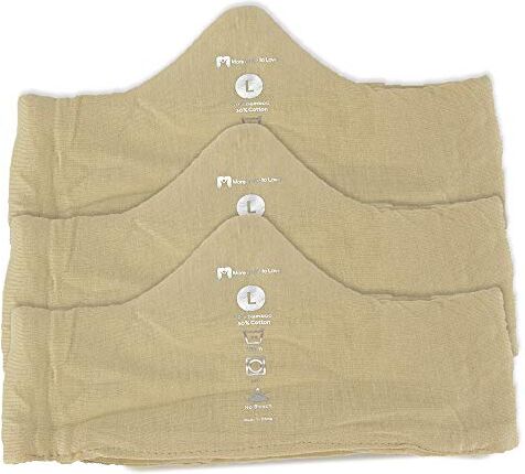 More Premium Bamboo  Reggiseno Liner 3-Pack XL Beige