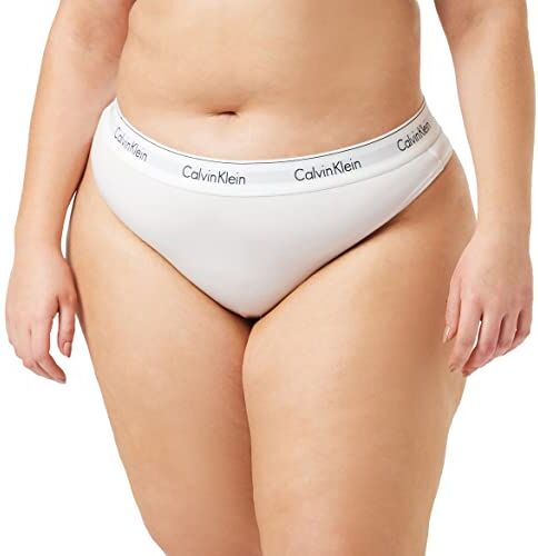 Calvin Klein Perizoma Donna Tanga, Bianco (White), L