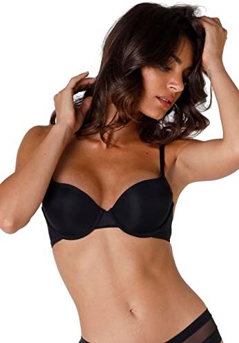 LOVABLE Reggiseno con Ferretto Ultra Light Donna, Nero, 85C