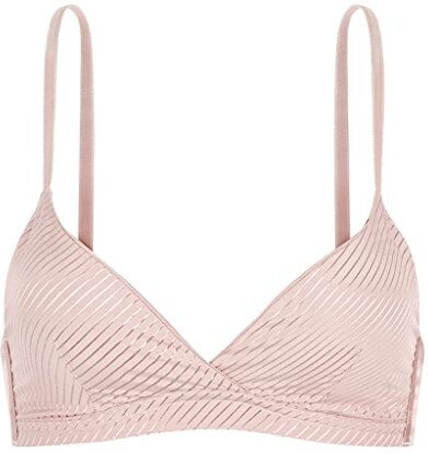 WENJUNneiyi WENJUN Reggiseno Senza Reggiseno Reggiseno In Seta Di Cotone 2 Colori Opzionali (Colore : Pink, dimensioni : M+)