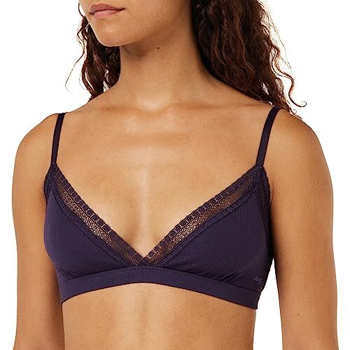 Sloggi Go Ribbed Bralette, Superiore, Donna, Mirtillo, XS