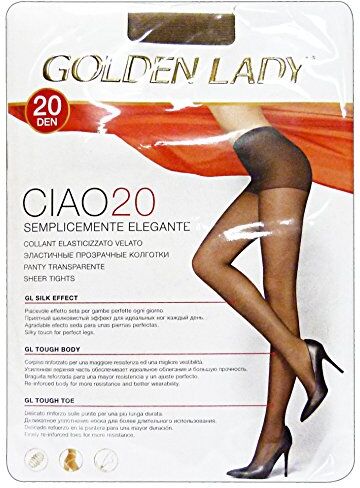 GOLDEN LADY Ciao Ciao Collant 20 Den Marrone Castoro Taglia Il 36O 300 g