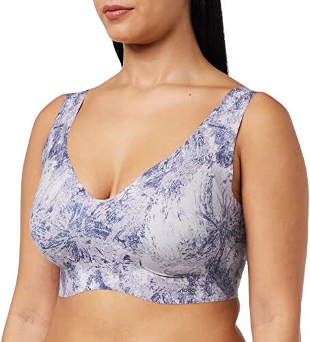 Sloggi Zero Feel Bralette Ex, Bustino Donna, Multicolore (Blue Dark Combination), S