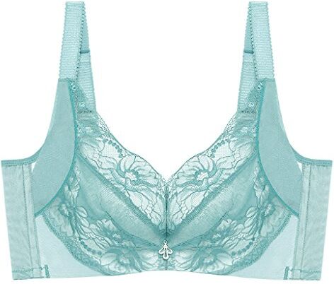 WENJUNneiyi WENJUN Reggiseno Regolabile Senza Cerchi Raccolti Sezione Sottile Sexy Pizzo Traspirante Die Tazza Reggiseno 3 Colori Opzionali