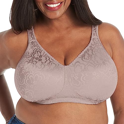 Playtex Reggiseno , da Donna, per Comfort e Sostegno assoluto, Senza Ferretto (18 Ore) Warm Steel 40 DDD