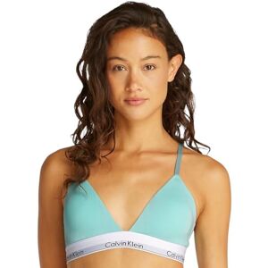 Calvin Klein Donna Reggiseno a Bralette Triangle Imbottitura Estraibile, Blu (Beau Blue), L Calvin Klein Donna Reggiseno a Bralette Triangle Imbottitura Estraibile, Blu (Beau Blue), L