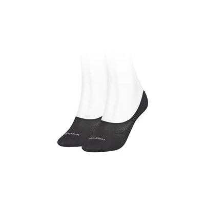 Calvin Klein Footie, Calzini Donna, Nero, Taglia unica Calvin Klein Footie, Calzini Donna, Nero, Taglia unica