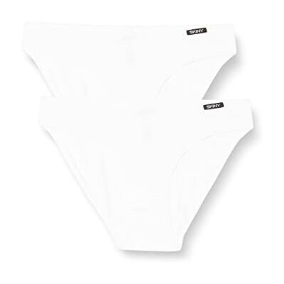 Skiny Advantage Cotton Rio Slip 2er Pack, Brasiliana Donna Intimo Donna, Bianco (White 0500), 44 (Taglia Produttore: 38) Skiny Advantage Cotton Rio Slip 2er Pack, Brasiliana Donna Intimo Donna, Bianco (White 0500), 44 (Taglia Produttore: 38)
