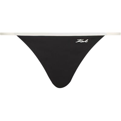 Lagerfeld Donna Signature Dna Thong Nero XS Lagerfeld Donna Signature Dna Thong Nero XS