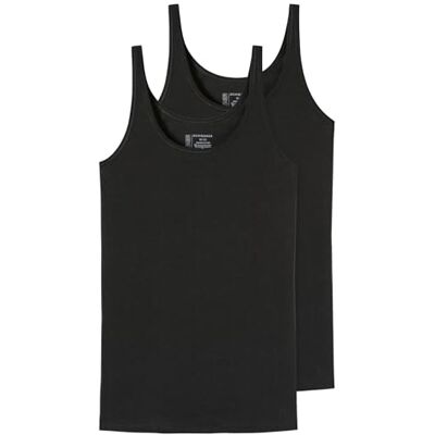 Schiesser 2 Pack Trägertop Intimo, Nero, 34 (Pacco da 2) Donna Schiesser 2 Pack Trägertop Intimo, Nero, 34 (Pacco da 2) Donna