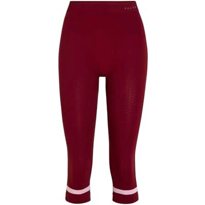 Falke Pantaloni Baselayer da Donna Caldi 3/4 W Ti Materiale Funzionale ad Asciugatura Rapida, 1 Pezzo, Rosso Merlot 8117 Trend, S Falke Pantaloni Baselayer da Donna Caldi 3/4 W Ti Materiale Funzionale ad Asciugatura Rapida, 1 Pezzo, Rosso Merlot 8117 Trend, S