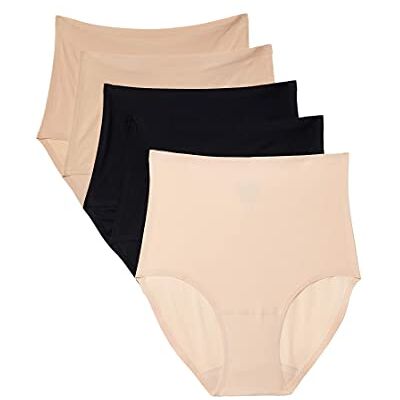 Chantelle Softstretch Seamless High Waist Full Brief Mutande da Uomo, Nero, Nude, Nude Blush (Confezione da 5), Taglia Unica (Pacco da 5) Donna Chantelle Softstretch Seamless High Waist Full Brief Mutande da Uomo, Nero, Nude, Nude Blush (Confezione da 5), Taglia Unica (Pacco da 5) Donna