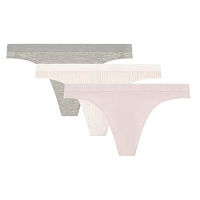 Women'secret Confezione Thong Brief Packs Lovely Cotton Perizoma da Donna, Multicolore, XL Women'secret Confezione Thong Brief Packs Lovely Cotton Perizoma da Donna, Multicolore, XL
