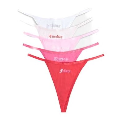 Juicy Couture Mon-Fri 5-Pack Thong Juicy Couture Mon-Fri 5-Pack Thong