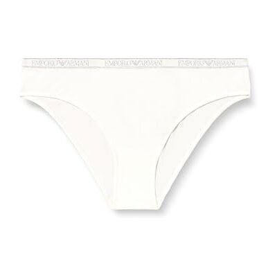 Emporio Armani Slip da Donna Essential Studs Confezione da 2, Bianco, M, Bianco, M Emporio Armani Slip da Donna Essential Studs Confezione da 2, Bianco, M, Bianco, M