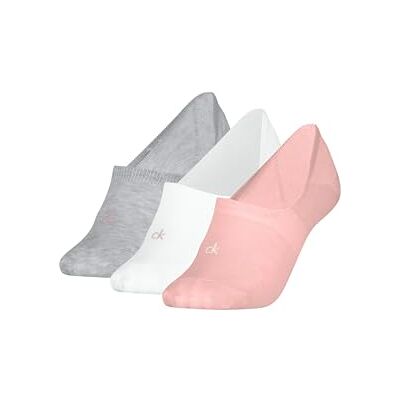 Calvin Klein Footie da donna, taglio medio, confezione da 3, Colore: rosa., 35-38 Calvin Klein Footie da donna, taglio medio, confezione da 3, Colore: rosa., 35-38