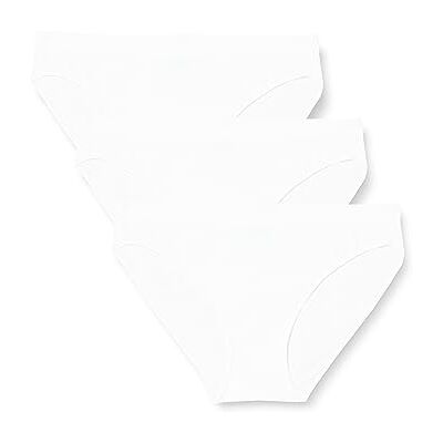 POMPEA Pack 3 Pezzi Slip Vita Bassa in Microfibra Bianco POMPEA Pack 3 Pezzi Slip Vita Bassa in Microfibra Bianco