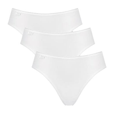 Sloggi Donna 24/7 Microfibre Tai C3P, Bianco, 46 Sloggi Donna 24/7 Microfibre Tai C3P, Bianco, 46