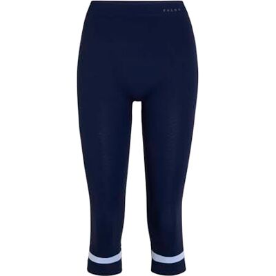 Falke Pantaloni Baselayer da Donna Caldi 3/4 W Ti Materiale Funzionale ad Asciugatura Rapida, 1 Pezzo, Blu Space Blue 6116 Trend, XS Falke Pantaloni Baselayer da Donna Caldi 3/4 W Ti Materiale Funzionale ad Asciugatura Rapida, 1 Pezzo, Blu Space Blue 6116 Trend, XS