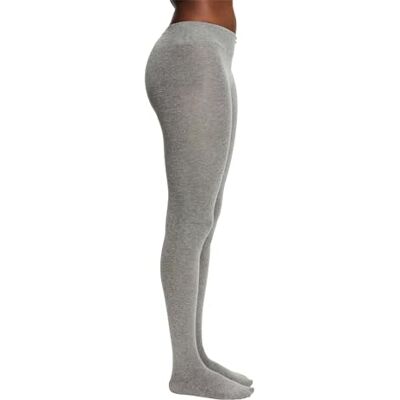 Esprit Cotton Feeling W Ti coprenti tinta unita 1 pezzo, Collant Donna, Grigio Light Grey Melange 3390, 38-40 Esprit Cotton Feeling W Ti coprenti tinta unita 1 pezzo, Collant Donna, Grigio Light Grey Melange 3390, 38-40