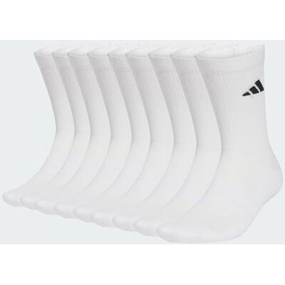 Adidas Mixte ESSENTIALS CUSHIONED CREW SOCK 10PP, white/black, 5-6 Years Adidas Mixte ESSENTIALS CUSHIONED CREW SOCK 10PP, white/black, 5-6 Years