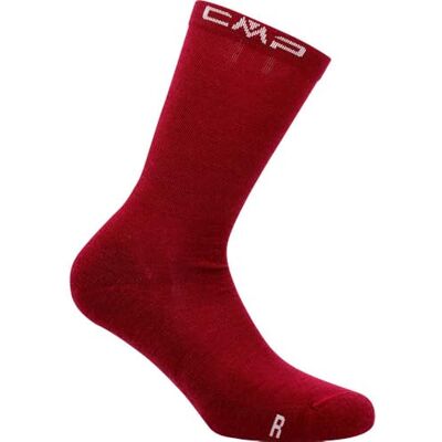 CMP Hiking Wool Sock Wmn Mid, Plum, 36/38 CMP Hiking Wool Sock Wmn Mid, Plum, 36/38