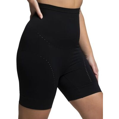 POMPEA Guaina Donna Comfort Size in Morbida Microfibra, Guaina Contenitiva con Supporto Addome e Coscia POMPEA Guaina Donna Comfort Size in Morbida Microfibra, Guaina Contenitiva con Supporto Addome e Coscia